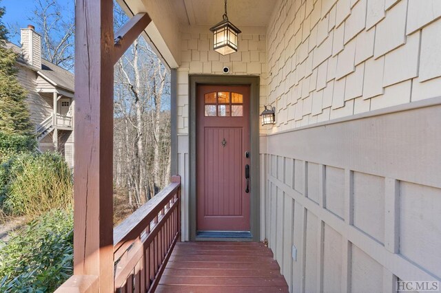 view of entrance to property