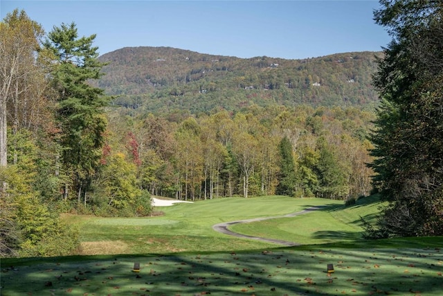 510 Boiling Springs Rd, Sapphire, NC 28774 - view of home's community with a mountain view, a wooded view, and golf course view