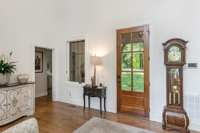 510 Boiling Springs Rd, Sapphire, NC 28774 - foyer with wood finished floors and baseboards