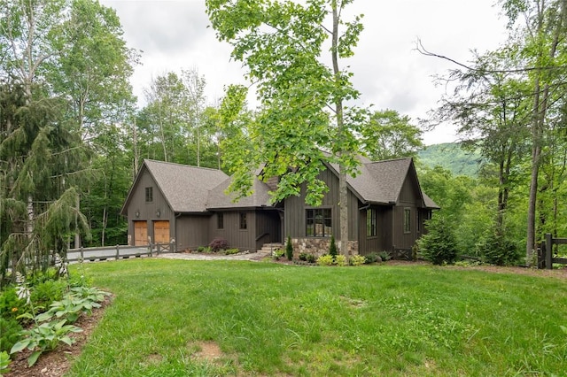 510 Boiling Springs Rd, Sapphire, NC 28774 - view of front of property featuring a shingled roof and a front lawn