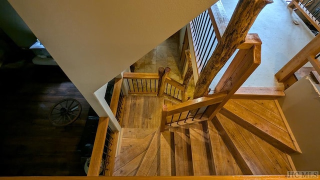 view of stairs