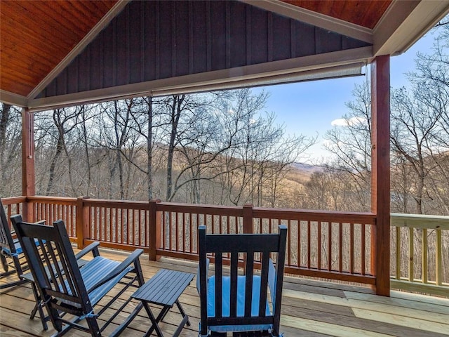 130 Cross Vine Dr, Tuckasegee, NC 28783 - view of deck