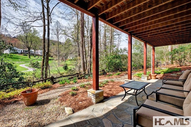 129 Cedar Creek Rd, Glenville, NC 28736 - view of patio