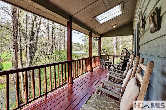 129 Cedar Creek Rd, Glenville, NC 28736 - view of porch