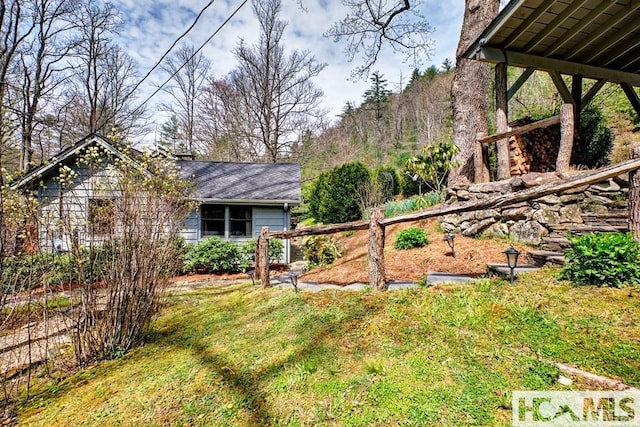129 Cedar Creek Rd, Glenville, NC 28736 - view of yard