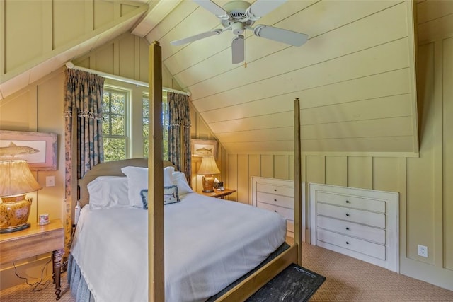 131 Big Creek Ln, Highlands, NC 28741 - carpeted bedroom with lofted ceiling