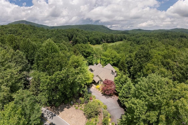 614 Fairway Dr, Lake Toxaway, NC 28747 - aerial view of a heavily wooded area