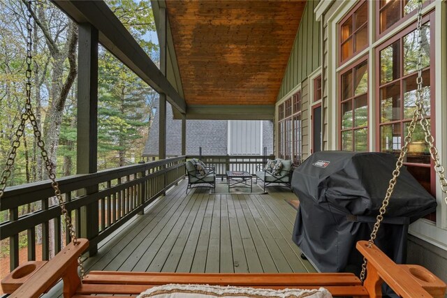 56 First Tee Trl B/Upper, B/Upper Cashiers, NC 28717 - deck with grilling area