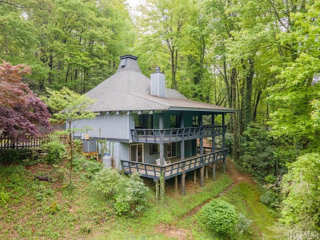 view of rear view of house