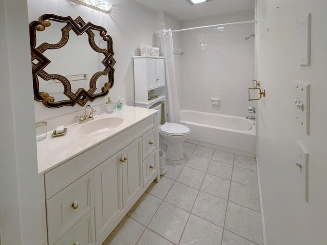 704 Highlands Mountain Club Rd Unit 704, Highlands, NC 28741 - full bath with shower / bathtub combination with curtain, vanity, and tile patterned flooring