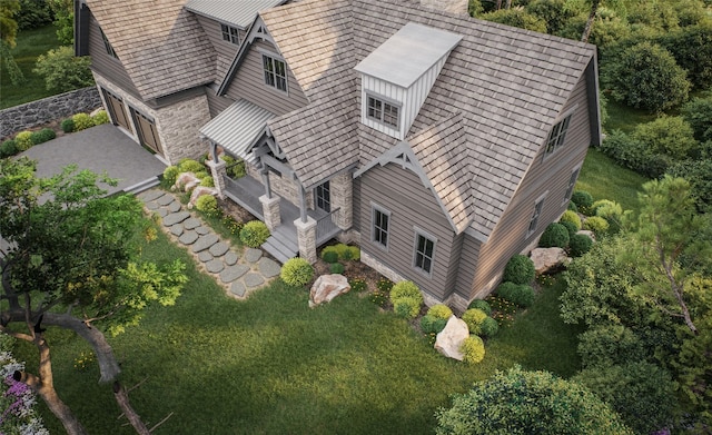 25 Hemlock Rdg, Highlands, NC 28741 - view from above of property