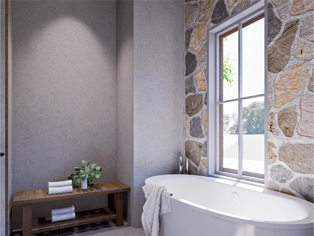 25 Hemlock Rdg, Highlands, NC 28741 - bathroom with a freestanding bath