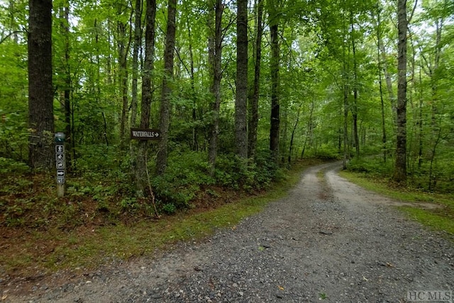 view of road