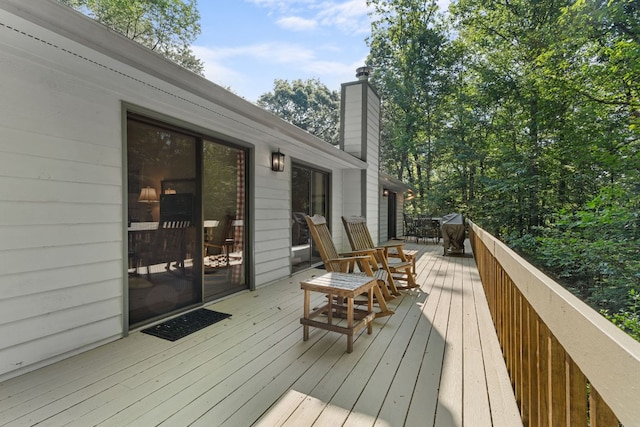 86 Beech Ct, Sapphire, NC 28774 - view of wooden terrace