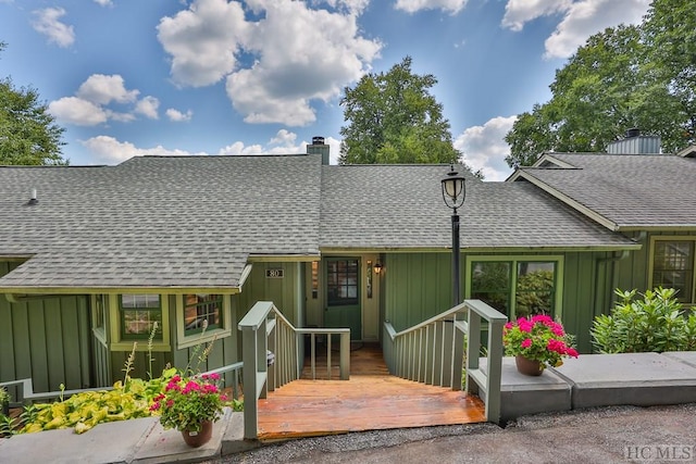 view of front of home