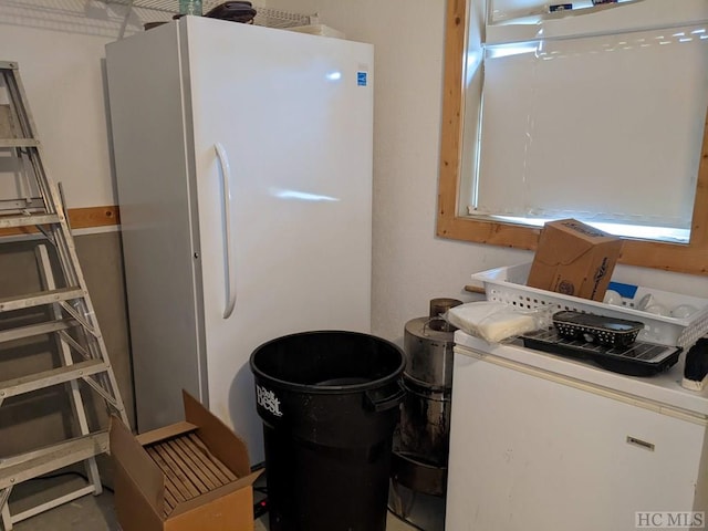 view of clothes washing area