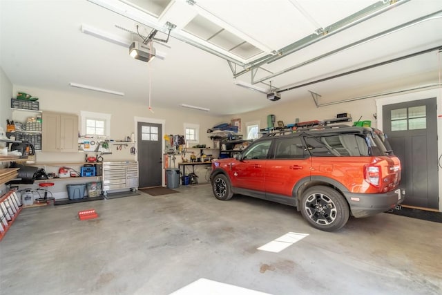1132 Southshore Dr, Tuckasegee, NC 28783 - garage featuring a garage door opener