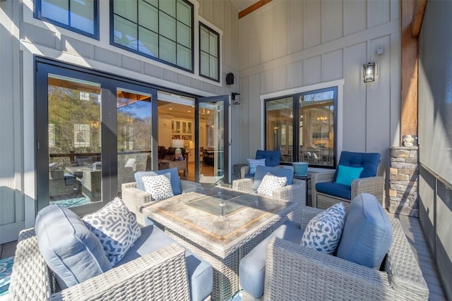 1132 Southshore Dr, Tuckasegee, NC 28783 - view of patio featuring outdoor lounge area