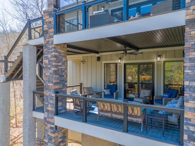 1132 Southshore Dr, Tuckasegee, NC 28783 - view of patio / terrace featuring a balcony