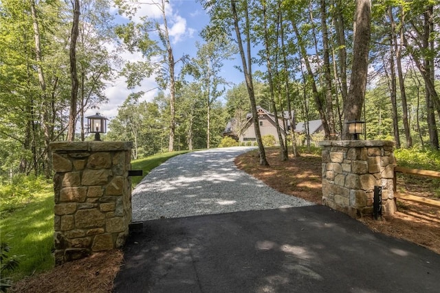 237 Glassy Rock Ln, Glenville, NC 28736 - view of gate