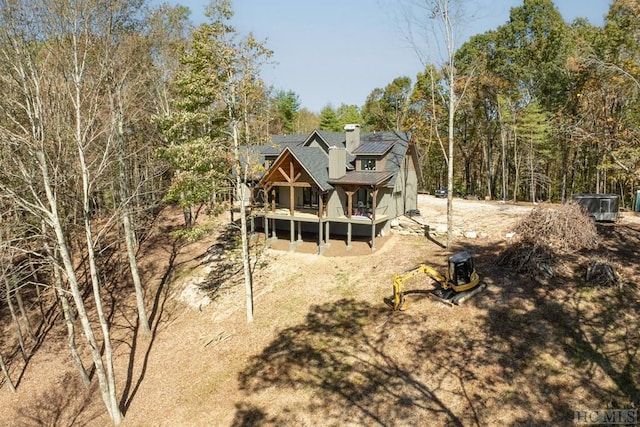 view of rear view of property