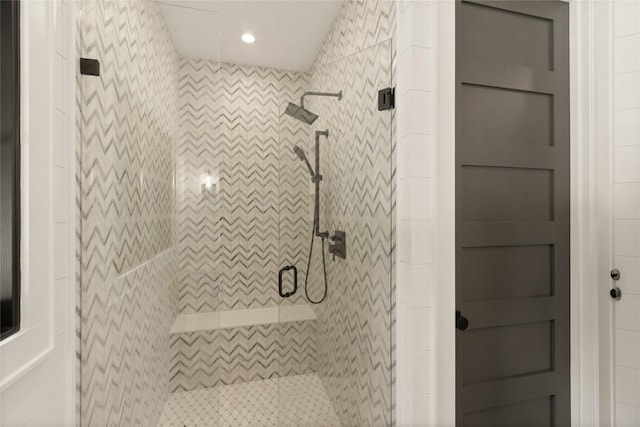 237 Glassy Rock Ln, Glenville, NC 28736 - full bath featuring a shower stall