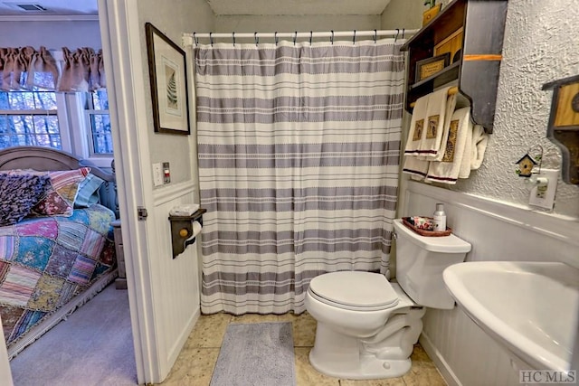 bathroom with toilet