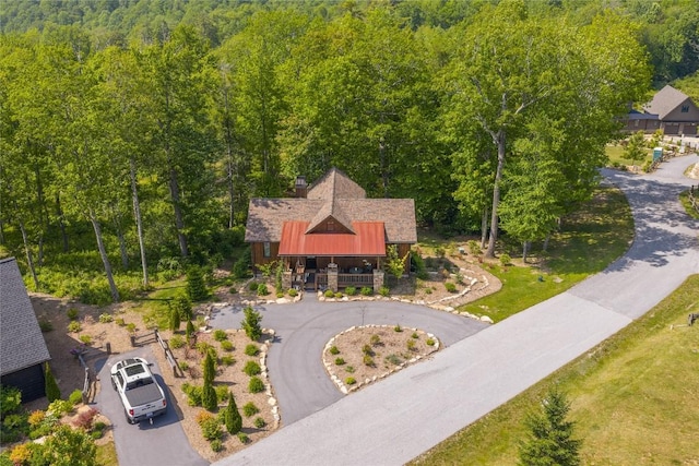359 Outpost Trl, Glenville, NC 28736 - view of subject property with a forest