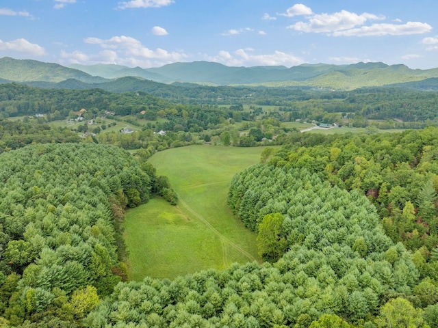 232 Dobson Rd, Franklin, NC 28734 - aerial view of a mountainous background and a heavily wooded area