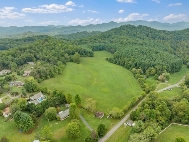 232 Dobson Rd, Franklin, NC 28734 - bird's eye view of a forest and mountains