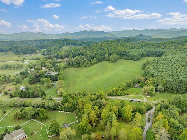 232 Dobson Rd, Franklin, NC 28734 - aerial view of a mountainous background and a heavily wooded area