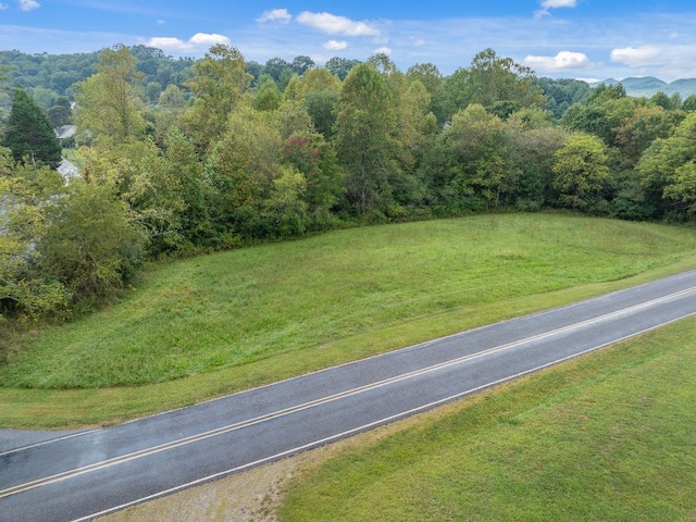 232 Dobson Rd, Franklin, NC 28734 - view of asphalt road with a forest view