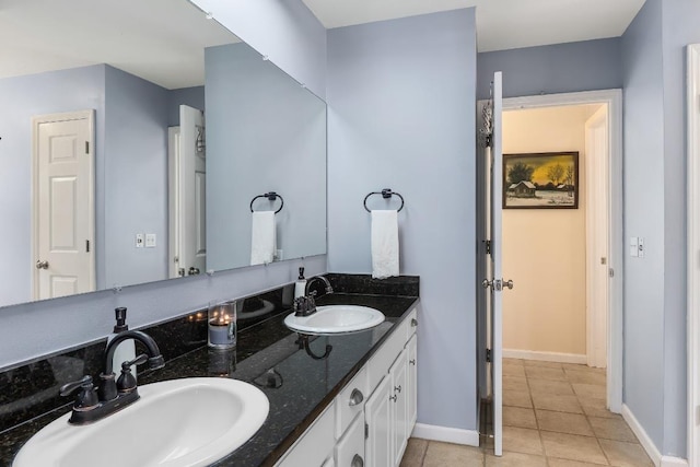 150 Lauren Ln, Franklin, NC 28734 - full bath featuring double vanity and tile patterned floors
