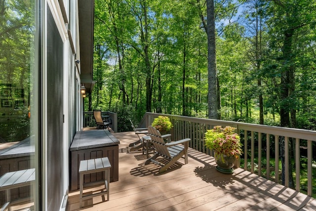 200 Blackberry Trl, Sapphire, NC 28774 - view of wooden deck