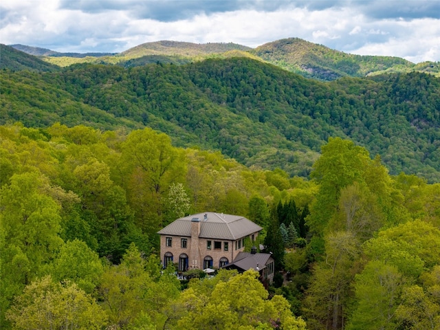 13084 Canada Rd, Tuckasegee, NC 28783 - view of mountain backdrop featuring a forest