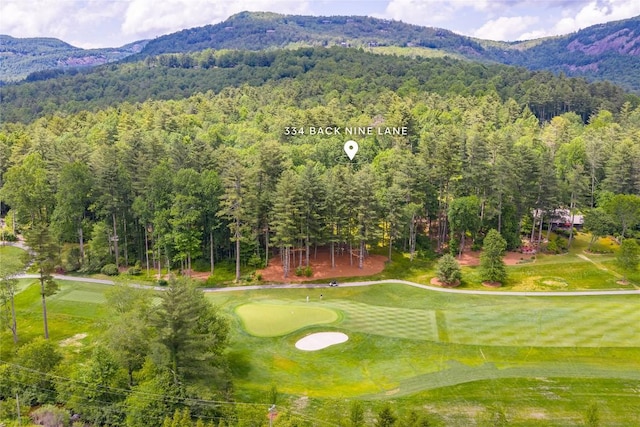 334 Back Nine Ln, Sapphire, NC 28774 - bird's eye view of mountains and a forest