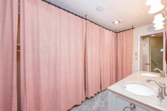334 Back Nine Ln, Sapphire, NC 28774 - bathroom featuring double vanity
