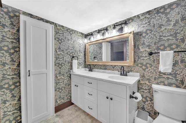 55 Toxaway Shrs Unit 14, Lake Toxaway, NC 28747 - bathroom with double vanity and tile patterned flooring