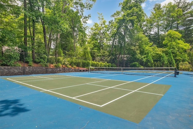 55 Toxaway Shrs Unit 14, Lake Toxaway, NC 28747 - view of tennis court with community basketball court
