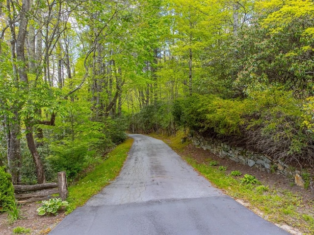 515 Stillmont Cir, Cashiers, NC 28717 - view of asphalt street featuring a view of trees