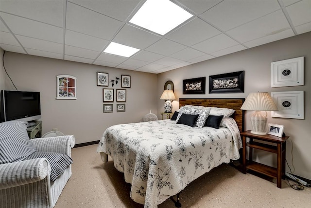 515 Stillmont Cir, Cashiers, NC 28717 - bedroom with a paneled ceiling and baseboards