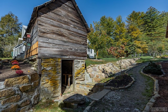 view of property exterior