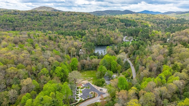 1077 Hicks Rd Unit A, Highlands, NC 28741 - aerial view of a heavily wooded area and mountains