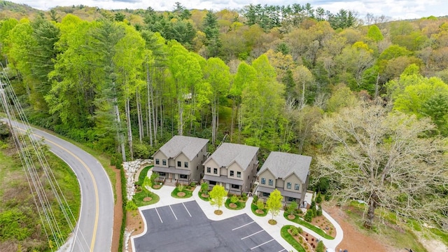 1077 Hicks Rd Unit A, Highlands, NC 28741 - bird's eye view of a heavily wooded area