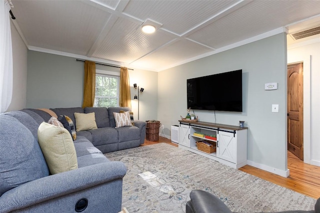 4860 Horse Cove Rd, Highlands, NC 28741 - living room with wood finished floors and baseboards