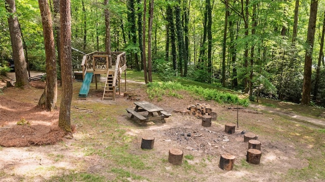 4860 Horse Cove Rd, Highlands, NC 28741 - view of yard featuring a playground