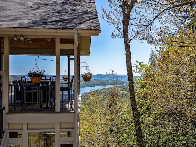 199 Mills Creek Point Rd, Lake Toxaway, NC 28747 - dock area featuring a mountain view
