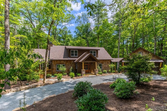 view of craftsman-style home