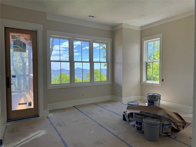 523 Broadview Dr, Highlands, NC 28741 - empty room featuring baseboards and wooden ceiling