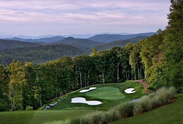 523 Broadview Dr, Highlands, NC 28741 - view of community with a view of trees, a mountain view, and golf course view